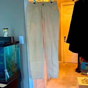 Talbots pale orange denim pants